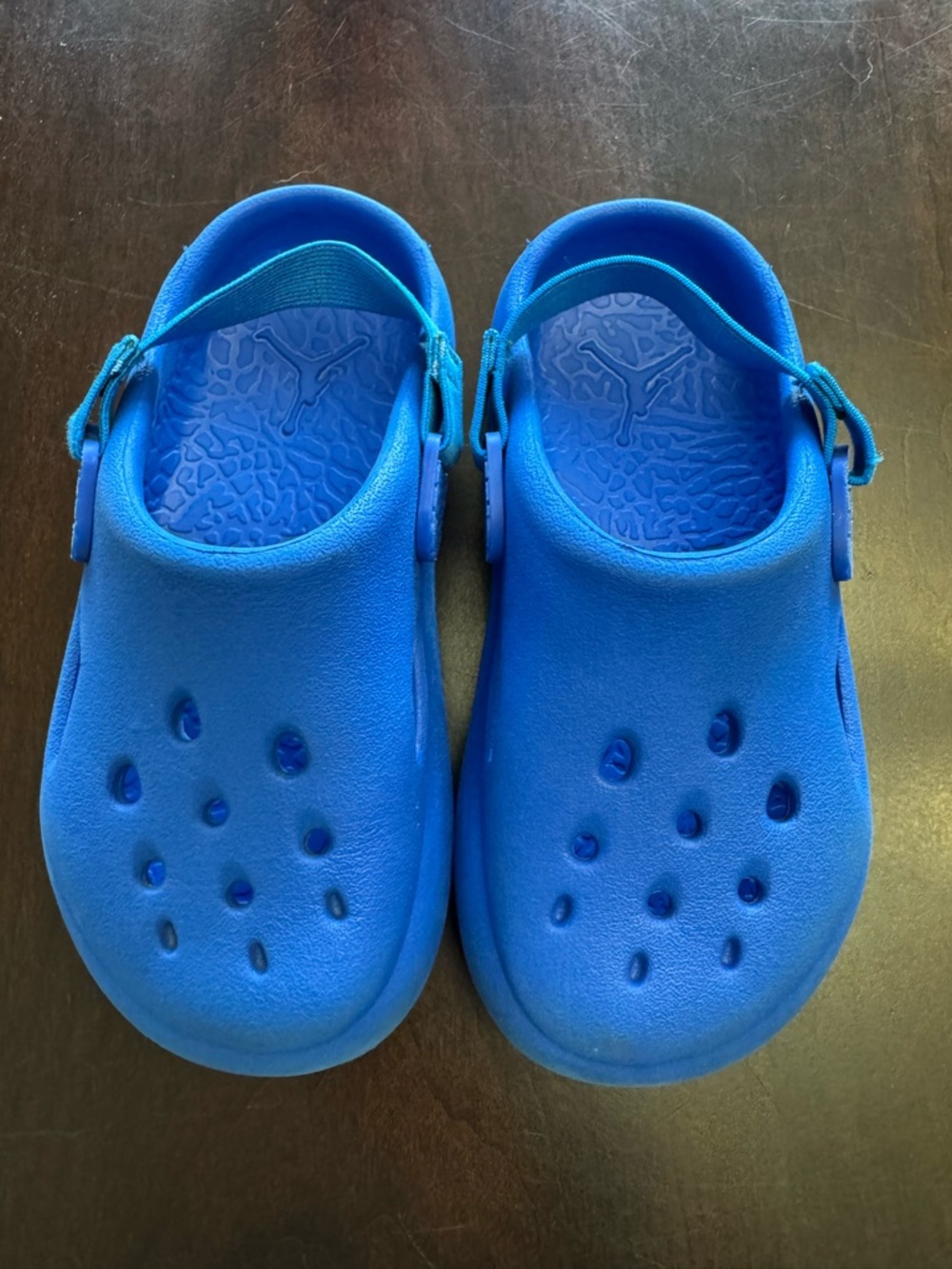 Jordan Kids Blue Foam Clog Sandals
